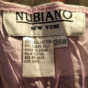 FINAL PRICE NWOT Nubiano Lilac/Lavender 2-pc Seamed Maxi Pleated Skirt Suit 24W